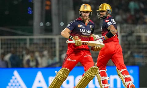  Royal Challengers Bengaluru's Phil Salt and Virat Kohli during the match (PTI)