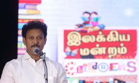  Minister of School Education Anbil Mahesh Poyyamozhi