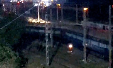 Freight train carrying empty wagons derails at Tambaram station