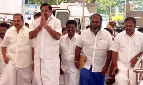 AIADMK members were evicted en masse from Tamil Nadu Assembly on Friday after they created ruckus immediately after the Question Hour (Daily Thanthi)