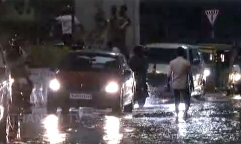 Visuals from the spot (Thanthi TV) 