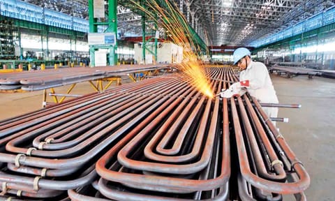 A production unit in BHEL, Tiruchy