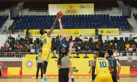 Tamil Nadu's Pranav Prince in action during the match