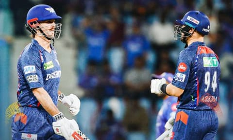 Mitchell Marsh and Aiden Markram (Photo: X-@IPL)
