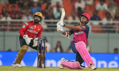 Yashasvi Jaiswal during the match (PTI) 