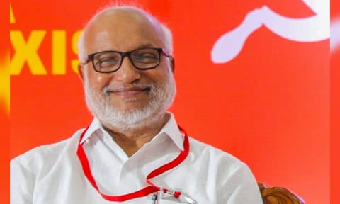 Newly elected CPI (Marxist) general secretary MA Baby (PTI) 