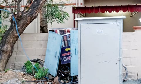 New EB boxes replace damaged ones in Manapakkam 