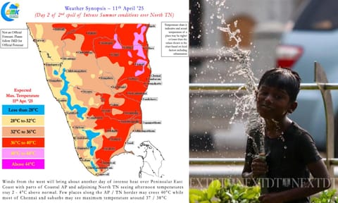 Weather forecast map; Representative image