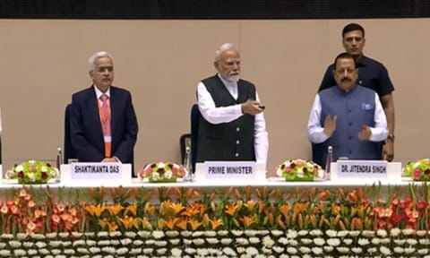 PM Modi releases e-Coffee table books; presents awards on excellence in public administration (ANI)