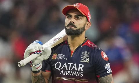 Royal Challengers Bengaluru's batter Virat Kohli (PTI)