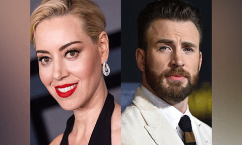 Aubrey Plaza, Chris Evans (Image source/X) 