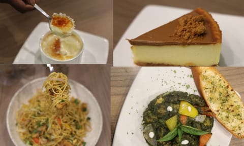 Variety of dishes at Cafe Cove Garden 