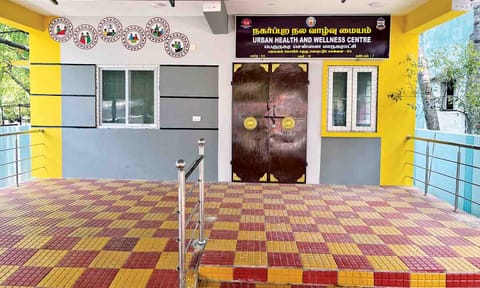 The completed Urban Health and Wellness Centre in Bajanai Koil Street, Korattur