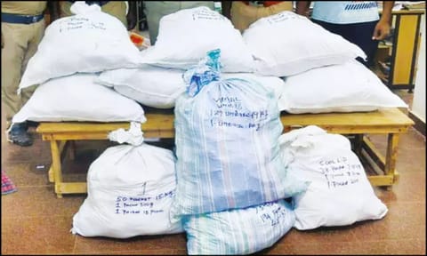 12 kg banned tobacco and products seized