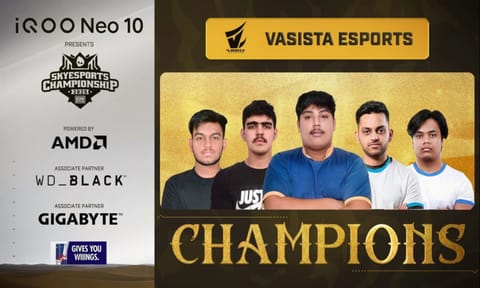 Members of the Vasista Esports team 