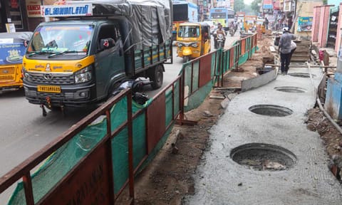 storm water drain project in Old Washermenpet (Credit: Nitteshawar) 