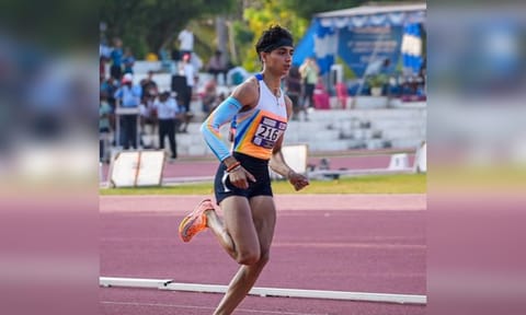 Rupal Chaudhary finishes with a 52.68s in women's 400m at the ongoing Asian Athletics Championships 2025. (X/@OlympicKhel)