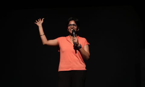Jayashree Ramanujam while performing 
