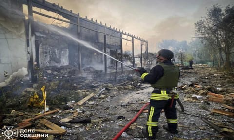 Russian attack on Odesa region(AP)