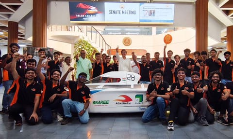 IIT-M unveils “Aagneya”, India’s cutting-edge student-built solar car for global challenge 