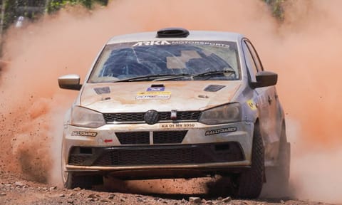 Philippos Matthai, winner in four categories, in action 