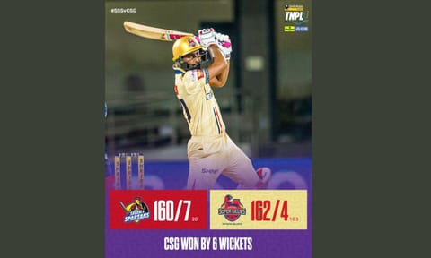 Chepauk Super Gillies vs Salem Spartans 
