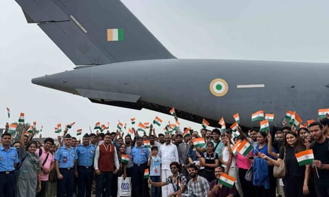 Union Minister L Murugan welcomes Indians evacuated from Israel under Op Sindhu