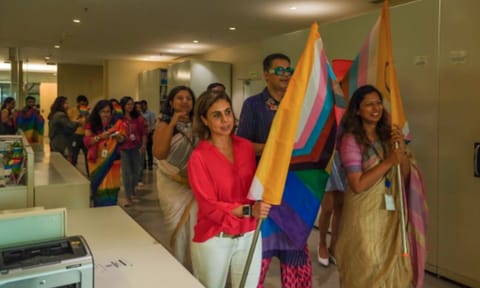 From the pride March event held at GCPL headoffice 