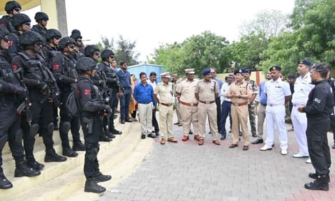 The drill involved an unprecedented collaboration of over 10,000 personnel from numerous state and central agencies