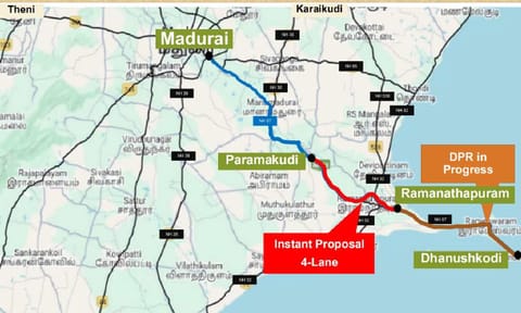 Cabinet nod to 4-Lane Paramakudi-Ramanathapuram road project in Tamil Nadu