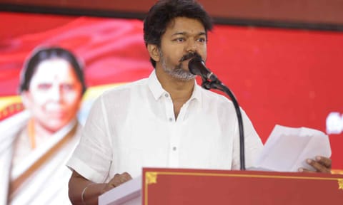 TVK president VIjay (Photo credit: Justin George)