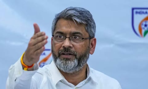 All India Football Federation (AIFF) President Kalyan Chaubey (PTI) 