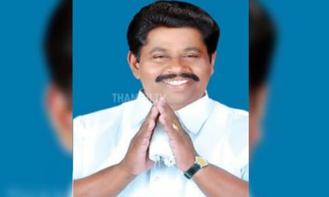 MLA ‘Saakottai’ K Anbazhagan (Photo: Thanthi Tv)