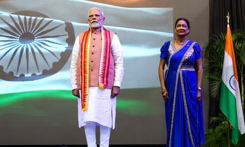 PM Modi and PM Persad-Bissessar (ANI)