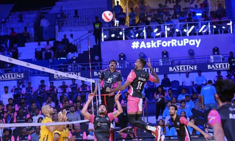 Shameemudheen Ammarambath in action during a match