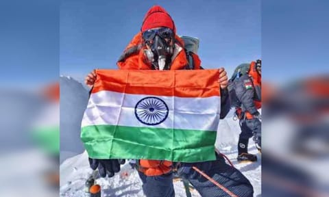 Rifiness Warjri, the youngest person from Meghalaya to climb Mount Everest (PTI) 