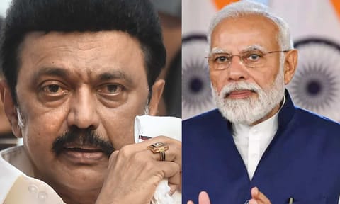 PM Modi talk to CM Stalin over phone, inquire about health (PTI) 