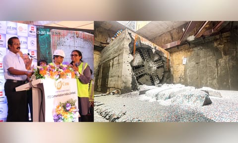 TBM Peacock breaks through at Kodambakkam, covers 2.04 km (Image/X) 