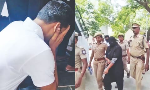  Meenatchisundaram and Abirami at the court 