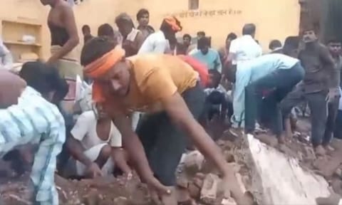 School building collapses in Rajasthan (PTI)
