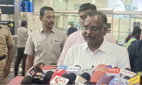 ISRO Chairman V Narayanan media interaction (File photo)
