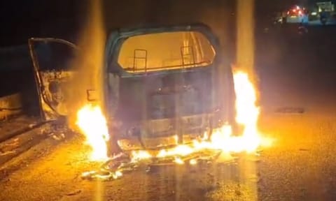 car fire incident