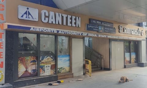  Airports Authority of India (AAI) canteen, located within the Chennai Airport complex