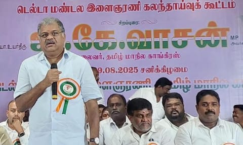 TMC president GK Vasan 