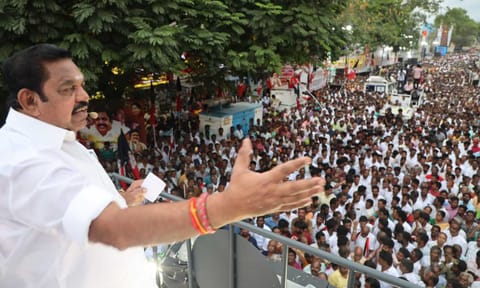 AIADMK general secretary Edappadi K Palaniswami 