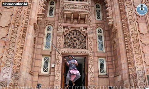 Students from government model schools performed martial arts at the Egmore Museum on Sunday (Photo: Hemanathan M) 