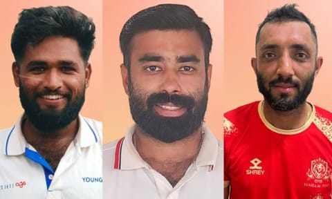 S Mohan Prasath; R Aushik Srinivas; Dharmendra Jadeja 