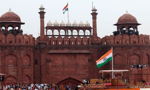 Independence Day ceremony at the Red Fort 