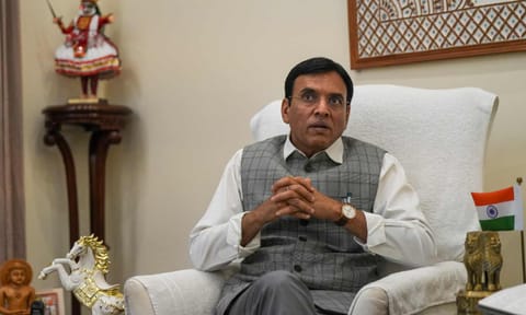 Union Sports Minister Mansukh Mandaviya