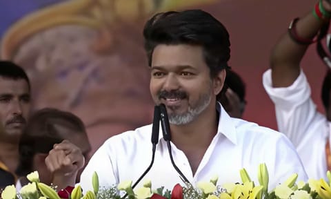 TVK chief Vijay 